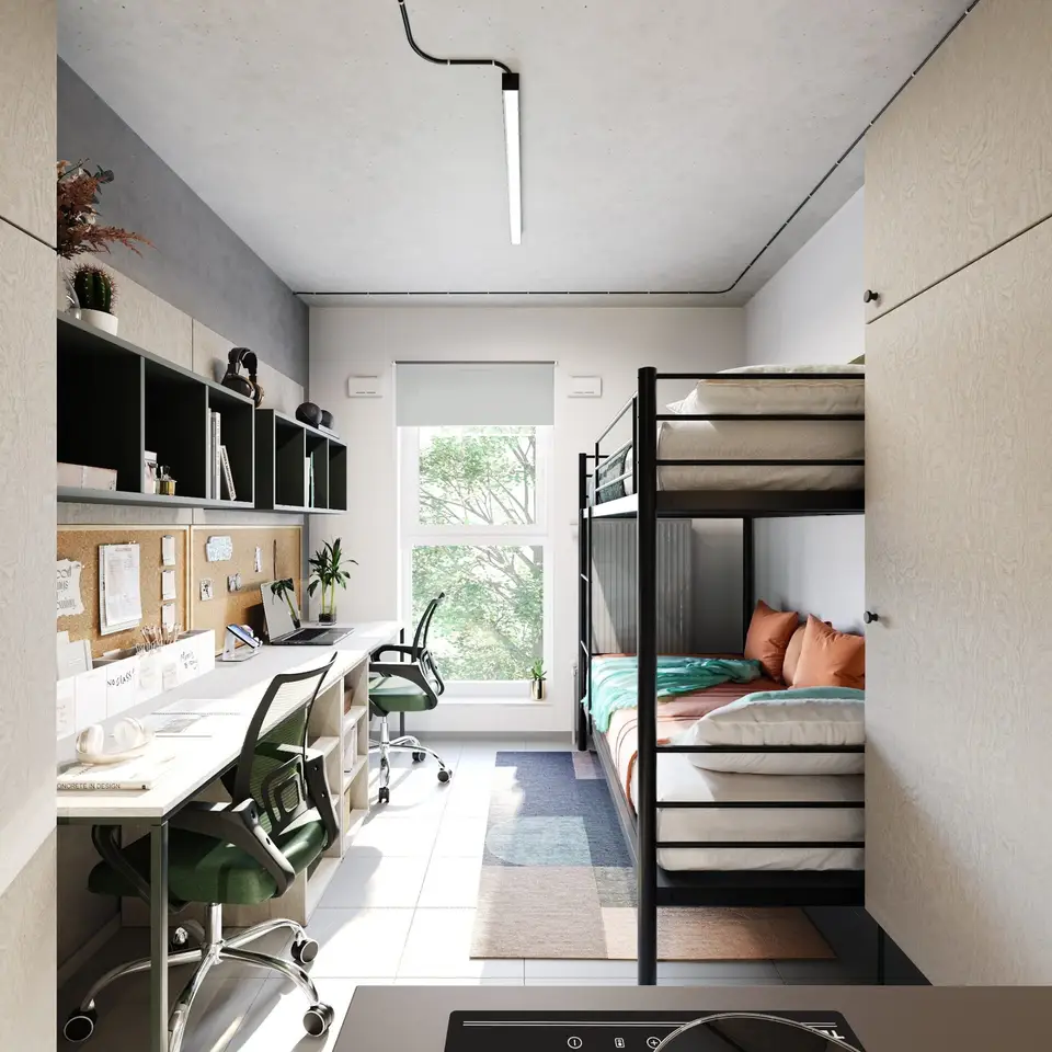 shared room in Mokotów 1